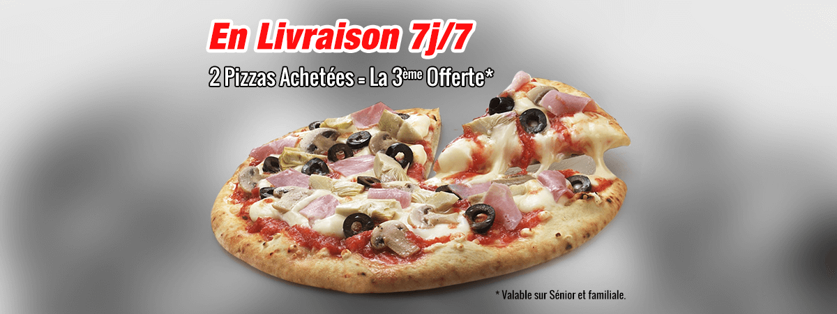 livraison Pizza 7j/7 